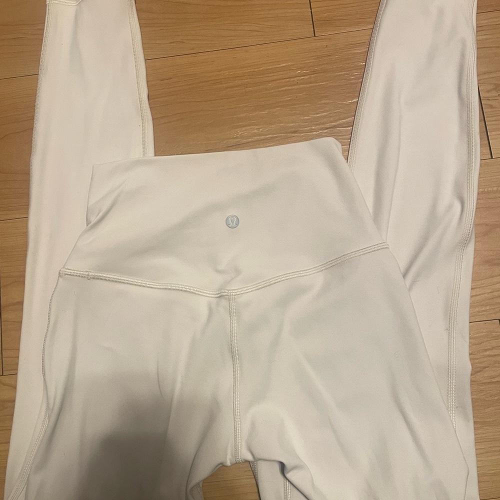 Lululemon align leggings size 4 in white opal